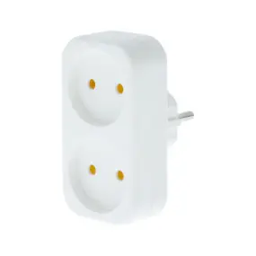 Двойник Tecro SC-2 2 розетки, белый