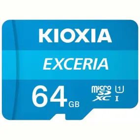 Карта памяти MicroSDXC 64GB UHS-I Class 10 Kioxia Exceria R100MB/s (LMEX1L064GG2)