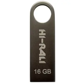 Флеш-накопичувач USB 16GB Hi-Rali Shuttle Series Black (HI-16GBSHBK)