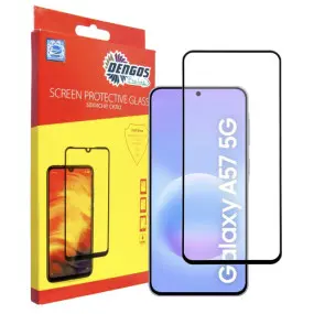 Защитное стекло Dengos SuperD для Samsung Galaxy A57 SM-A576/A37 SM-A376 Black Full Glue (TGFG-SD-09)