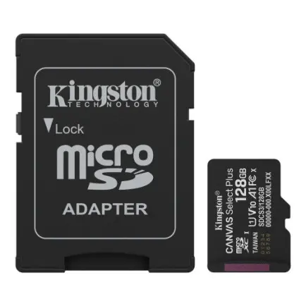 Карта памяти MicroSDXC 128GB UHS-I Class 10 Kingston Canvas Select Plus R150MB/s (SDCS3/128GBSP)