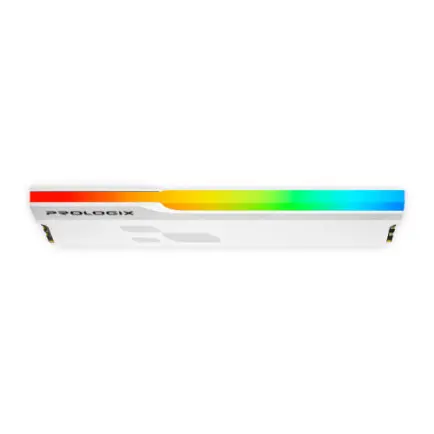 Модуль пам`ятi DDR4 16GB/3200 Prologix Onyx White RGB (PRO16GB3200YWR4)