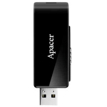 Флеш-накопичувач USB3.2 64GB Apacer AH350 Black (AP64GAH350B-1)
