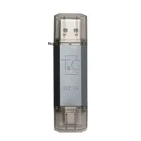Флеш-накопитель USB 64GB Type-C T&G 009 Star Series Silver (TG009TC-64GSL)