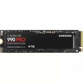 Накопичувач SSD  4ТB Samsung 990 PRO M.2 2280 PCIe 4.0 x4 NVMe V-NAND MLC (MZ-V9P4T0BW)