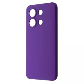 Чeхол-накладка Wave Full Silicone Cover для Xiaomi Redmi Note 13 4G Dark Purple