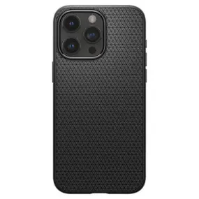 Чeхол-накладка Spigen Liquid Air для Apple iPhone 15 Pro Matte Black (ACS06704)