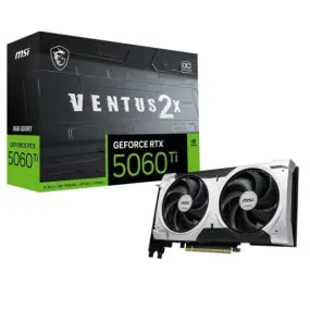 Видеокарта GF RTX 5060 Ti 8GB GDDR7 Ventus 2X OC Plus MSI (GeForce RTX 5060 Ti 8G VENTUS 2X OC PLUS)