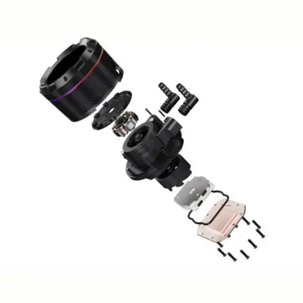 Система водяного охлаждения ID-Cooling Space LCD SL360 XE, Intel: 2066/2011/1700/1200/1151/1150/1155/1156, AMD: AM5/AM4, 397x120x27 мм, 4-pin