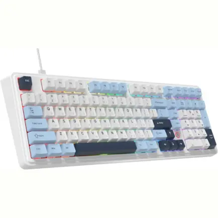 Клавиатура Ajazz AK980 Max Magnetic Switch Blue/White/Dark Blue (AK980-MAX-M-BWDB)