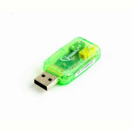 Звукова карта Gembird SC-USB-01 Green