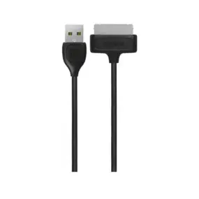 Кабель Remax RC-006i4 Light iPhone 4/4s USB - 30-pin, 1м Black (2001001750114)