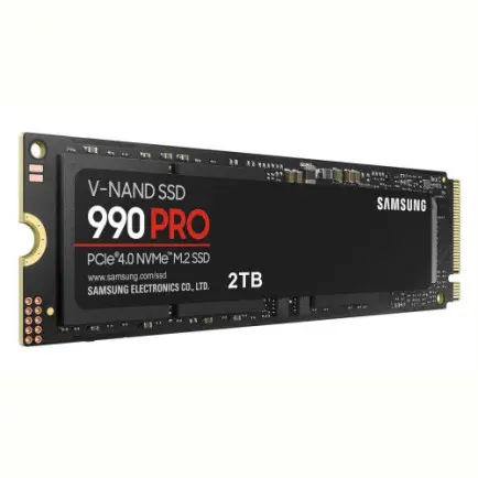 Накопичувач SSD  2ТB Samsung 990 PRO M.2 2280 PCIe 4.0 x4 NVMe V-NAND TLC (MZ-V9P2T0BW)