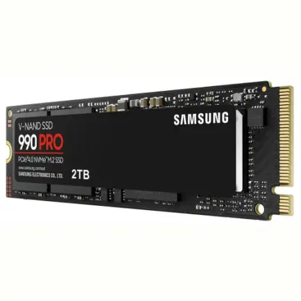 Накопичувач SSD  2ТB Samsung 990 PRO M.2 2280 PCIe 4.0 x4 NVMe V-NAND TLC (MZ-V9P2T0BW)