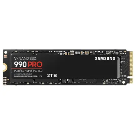 Накопичувач SSD  2ТB Samsung 990 PRO M.2 2280 PCIe 4.0 x4 NVMe V-NAND TLC (MZ-V9P2T0BW)