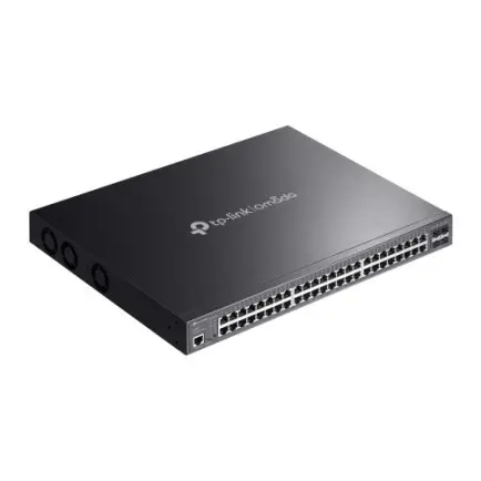 Коммутатор TP-Link Omada SG3452P (48xGE POE af/at, 4xSFP, L2+, max POE 384W,  web, CLI, SNMP, RM)