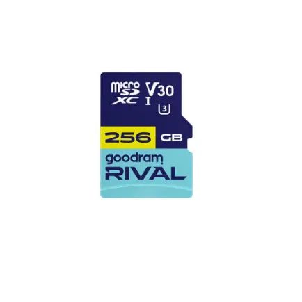 Карта памяти MicroSDXC 256GB UHS-I/U3 Class 10 Goodram RIVAL M3AA R100/W70MB/s + SD-adapter (GGSM3AA-2560R12)