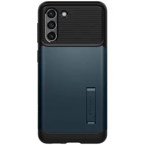 Чeхол-накладка Spigen Slim Armor для Samsung Galaxy S21 SM-G991 Metal Slate (ACS02444)