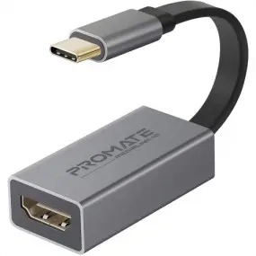 Адаптер Promate USB Type-C - HDMI (M/F)