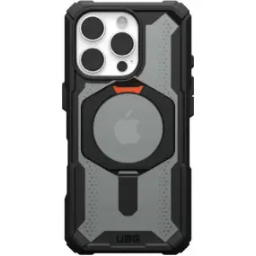 Чeхол-накладка Urban Armor Gear Magsafe для Apple iPhone 16 Pro Plasma XTE Black/Orange (114474114097)