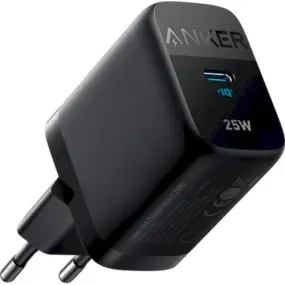 Сетевое зарядное устройство Anker PowerPort 312 Black, 25 W USB Type-C (A2642G11)