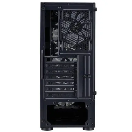 Корпус 1stPlayer D4-BK-4F1 Black без БП