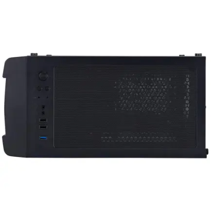 Корпус 1stPlayer D4-BK-4F1 Black без БП