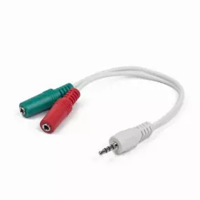 Аудіо-кабель Cablexpert 3.5 мм - 2х3.5 мм (M/F)