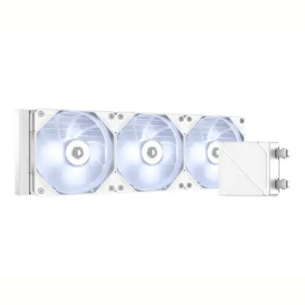 Система водяного охлаждения ID-Cooling Dashflow 360 Basic White, Intel: LGA2066/2011/1700/1200/1151/1150/1155/1156, AMD: AM5/AM4, 397х120х27 мм