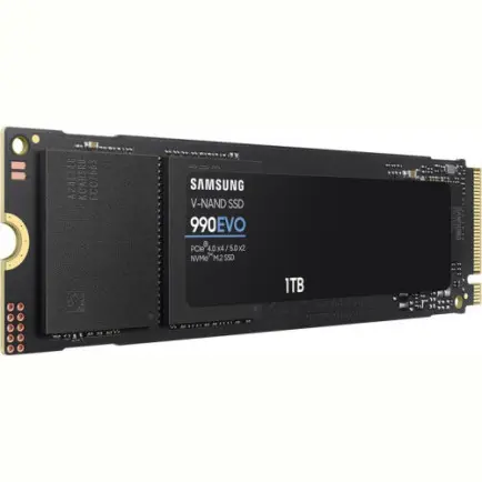 Накопичувач SSD  1ТB Samsung 990 EVO M.2 2280 PCIe 5.0 x4 NVMe V-NAND TLC (MZ-V9E1T0BW)