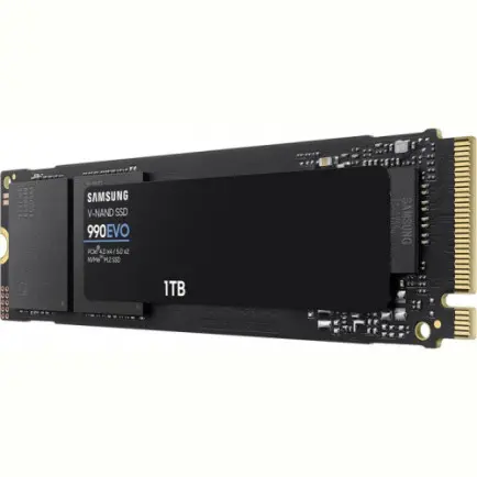 Накопичувач SSD  1ТB Samsung 990 EVO M.2 2280 PCIe 5.0 x4 NVMe V-NAND TLC (MZ-V9E1T0BW)
