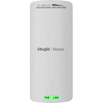 Точка доступа Ruijie Reyee RG-EST100-E комплект из 2 шт (WiFi bridge, 2,4Ghz, 300Mbps, 2xFE PoE, IP55, 2x2, CCTV, направл ант: 70°, 8dBi, 1xDC 12V, Ruijie Cloud)