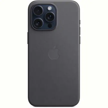 Чехол-накладка Apple FineWoven Case with MagSafe для Apple iPhone 15 Pro Max Black (MT4V3)