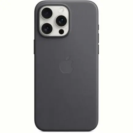 Чехол-накладка Apple FineWoven Case with MagSafe для Apple iPhone 15 Pro Max Black (MT4V3)