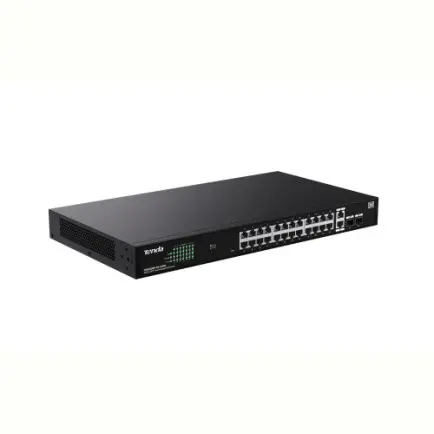 Коммутатор Tenda TEG2228P-24-410W (26xGE LAN, 2xGE SFP, 24xPoE, Cloud Managed, steel case)