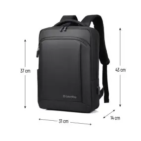Рюкзак для ноутбука ColorWay Practical 17.3" Black (CW-BPP173-BK)