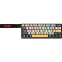 Клавиатура Aula WIN68 HE Max Magnetic switch Black/Grey/Yellow (6978080504036)