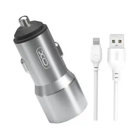 Автомобільний зарядний пристрій XO TZ09 (2USB, 2.4A)