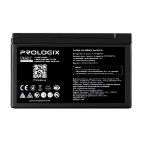 Аккумуляторная батарея Prologix 12V 7AH (PL12-7)