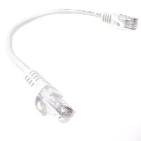 Патч-корд литой EServer UTP, RJ45, Cat.5e, 0,25m, белый (CORD-0.25M-WHITE)