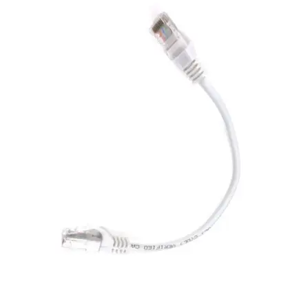 Патч-корд литий EServer UTP, RJ45, Cat.5e, 0,25m, білий (CORD-0.25M-WHITE)