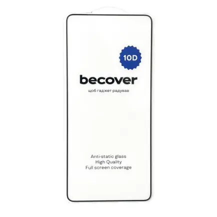 Защитное стекло BeCover для Xiaomi Redmi Note 13 4G 10D Black (711375)
