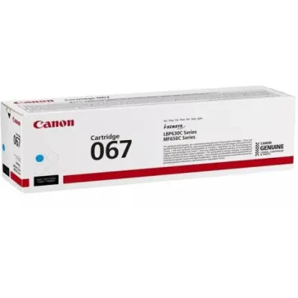 Картридж Canon 067 MF651Cw/MF655Cdw/MF657Cdw/LBP631Cw/LBP633Cdw Cyan (5101C002)