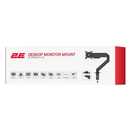 Крепление настольное для монитора 2E Tipkiivsi 19-32" Black (2E1MGSECO)
