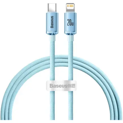Кабель Baseus Crystal Shine Series Fast Charging USB Type-C - Lightning (M/M)