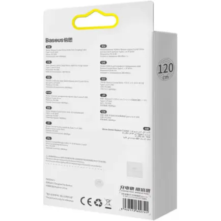 Кабель Baseus Crystal Shine Series Fast Charging USB Type-C - Lightning (M/M)