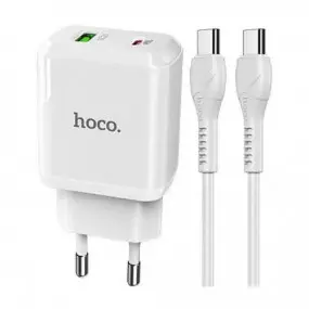 Сетевое зарядное устройство Hoco N5 (1USB 3A QC3.0 + 1 PD Type-C)