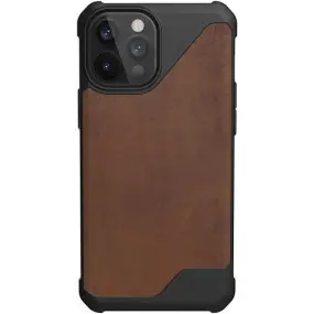 Чeхол-накладка Urban Armor Gear Metropolis LT для Apple iPhone 12 Pro Max Leather Brown (11236O118380)
