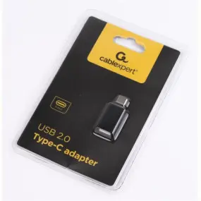 Адаптер Cablexpert USB Type-C - USB V 2.0 (M/F)