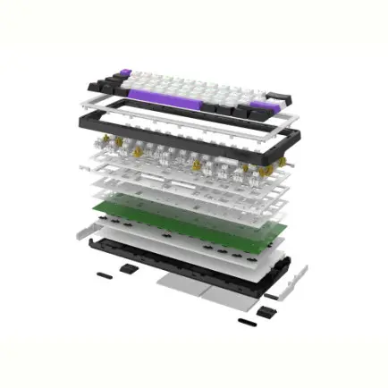 Клавиатура Hator Hellyberry HK60 White/Violet